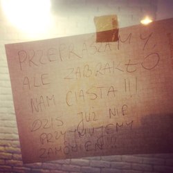 Piacere - W sobotę o 16 skończyło się ciasto