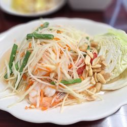 Malee Thai by Sriracha - Papaya salad...medium spicy