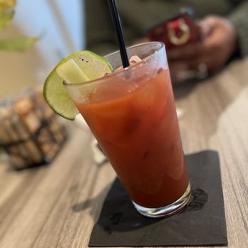 Happy Cafe - The Bloody Mary has a kick--and I like it!! - Cafes Near Me - Virginia Beach, Virginia Happy Cafe - The Bloody Mary has a kick--and I like it!! - Cafes Near Me - Virginia Beach, Virginia