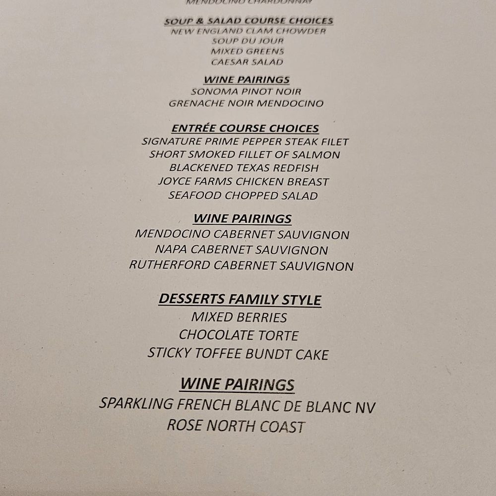 Café Pacific - Menu for lunch - Seafood Near Me - Dallas, Texas