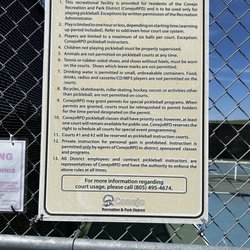 Rancho Conejo Playfield - Pickleball rules 2023