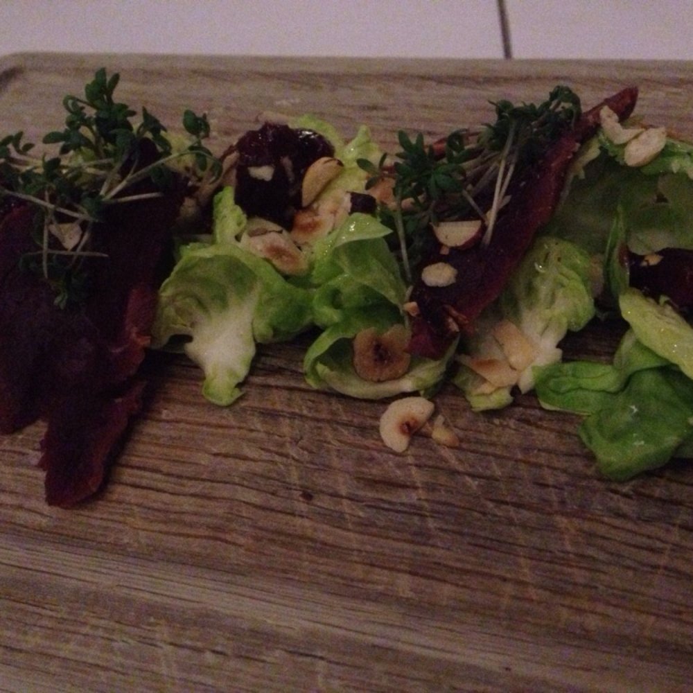 Restaurant Snekken - Brussel sprout appetizer - Restaurants Near Me - Roskilde, 85