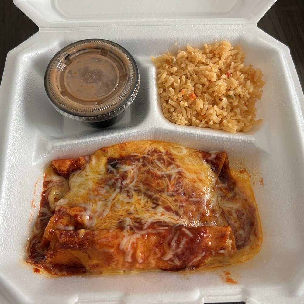 Tacusa - Cheese enchilada plate - Tacos Near Me - Fort Worth, Texas