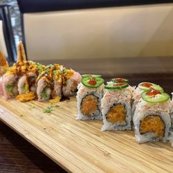 Sapporo Sushi Bar & Hibachi - 12/19/23 Fire Island Roll & OKC Roll