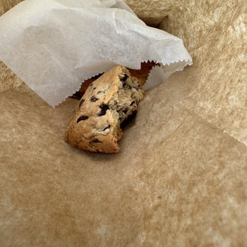 The Blue Foot  Cafe - Half a big chocolate chip cookie - Juice Bars & Smoothies Near Me - Wareham, Massachusetts
