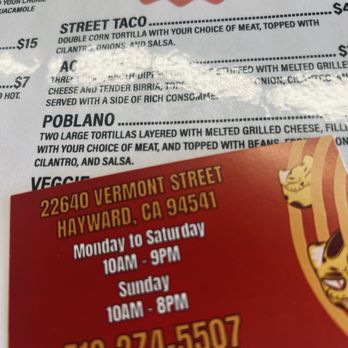 Restaurante El Poblanito - Menu and card! - Mexican Near Me - Hayward, California Restaurante El Poblanito - Menu and card! - Mexican Near Me - Hayward, California