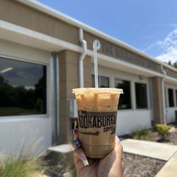 The Kookaburra - Honey badger latte with almond milk
