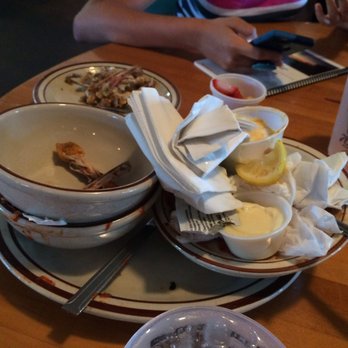 Waldo's - Our dishes piled up because the waitress forgot about us - Seafood Near Me - Vero Beach, Florida Waldo's - Our dishes piled up because the waitress forgot about us - Seafood Near Me - Vero Beach, Florida