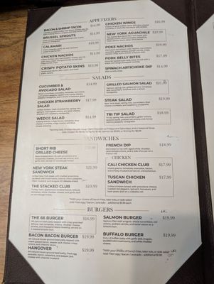 Menu photo 8 Clubhouse 66 Glendora, CA