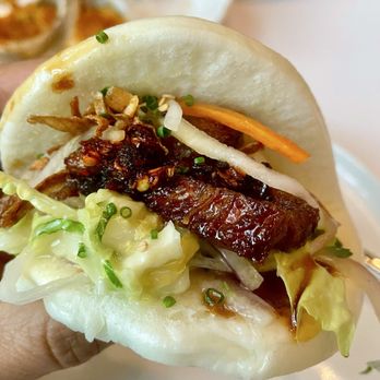 Gemma Fish + Oyster - Sticky Pork Belly Bao Buns - Seafood Near Me - Jacksonville, Florida Gemma Fish + Oyster - Sticky Pork Belly Bao Buns - Seafood Near Me - Jacksonville, Florida