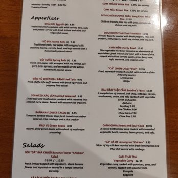 Thuyen Vien - Menu - Front - Vegan Near Me - Anaheim, California Thuyen Vien - Menu - Front - Vegan Near Me - Anaheim, California