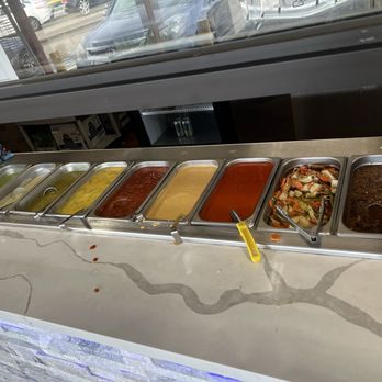 Tacos Blue Diamond - Sauces for days!! Recommend: White sauce, Orange Cream Sauce, & guacamole sauce. - Tacos Near Me - San Lorenzo, California Tacos Blue Diamond - Sauces for days!! Recommend: White sauce, Orange Cream Sauce, & guacamole sauce. - Tacos Near Me - San Lorenzo, California