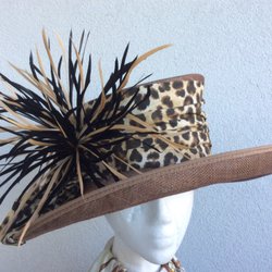 Hats by Katie - Tan leopard