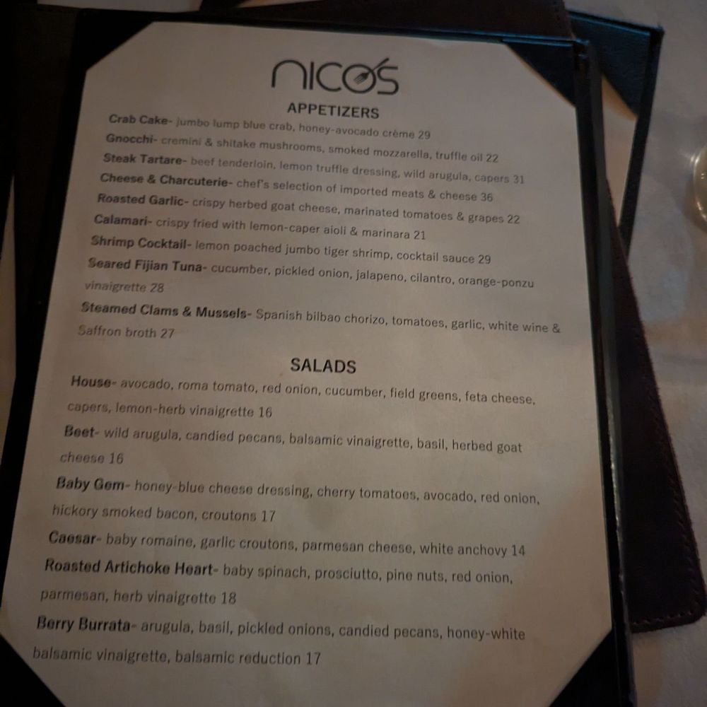 Nico's - Menu prices - New American Near Me - Long Beach, California Nico's - Menu prices - New American Near Me - Long Beach, California