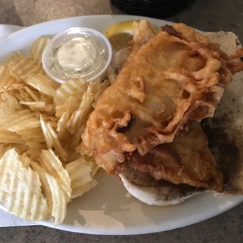 The Oregon Inn - Polluck sandwich, battered - Seafood Near Me - Oregon, Ohio