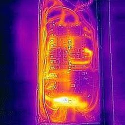 Northeastern Oklahoma Electric Services - Thermal scan of a breaker that has been overload and failed to trip