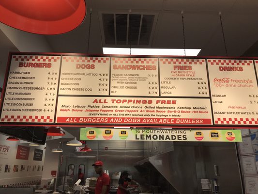 Menu photo 2 Five Guys Vauxhall, NJ