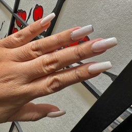 Coffin shape with a little bling