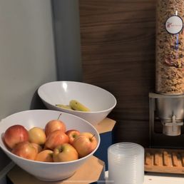Fresh fruits and more for breakfast