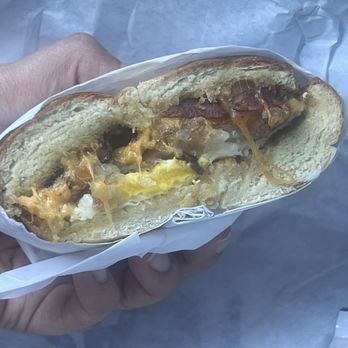 Yeastie Boys - Cheddy wap with has brown inside - Breakfast & Brunch Near Me - Studio City, California Yeastie Boys - Cheddy wap with has brown inside - Breakfast & Brunch Near Me - Studio City, California