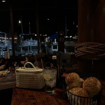 Capt. Anderson's Restaurant - Bread basket and view - Seafood Near Me - Panama City Beach, Florida