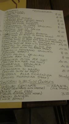 Menu photo 7 Trattoria la Burrasca Florence, FI