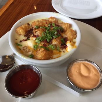 Eat Chow - Cheesy tots was indeed cheesy - nice starter - Breakfast & Brunch Near Me - Costa Mesa, California Eat Chow - Cheesy tots was indeed cheesy - nice starter - Breakfast & Brunch Near Me - Costa Mesa, California