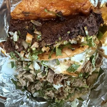 Super Tortas Lucha Libre - Tacos - carnitas and chorizo - Mexican Near Me - Indianapolis, Indiana