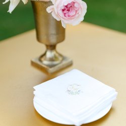 Ceci New York - Custom embroidered napkins