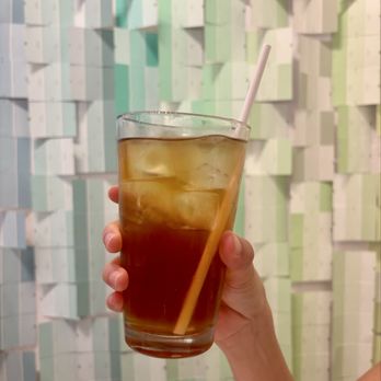 FRIEDA - White Peach Iced Tea. - Cafes Near Me - Philadelphia, Pennsylvania