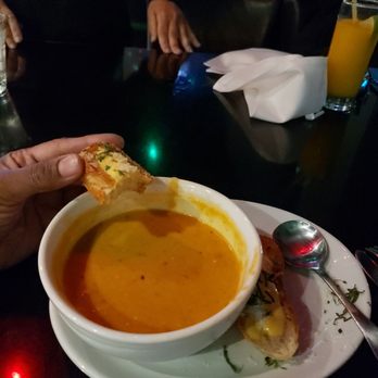 River Dock Cafe - Lobster bisque with toasted cheesy bread - Seafood Near Me - Staten Island, New York River Dock Cafe - Lobster bisque with toasted cheesy bread - Seafood Near Me - Staten Island, New York