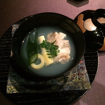 天空龍吟日本料理 - Bamboo shoot in a clam broth (I think). - Japanese Near Me - Hong Kong, HK
