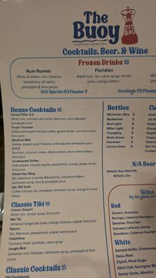 Menu photo 1 The Buoy Jacksonville, FL Menu photo 1 The Buoy Jacksonville, FL