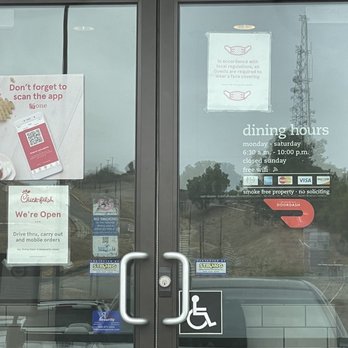 Chick-fil-A - Entrance - Fast Food Near Me - Monterey Park, California
