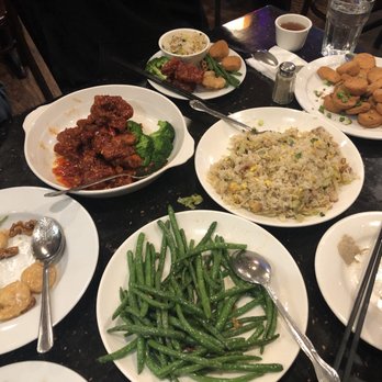 V Garden - Honey walnut shrimp. General tao chicken. Garlic string beans. Salt and pepper fried rice. I think fried tofu? - Seafood Near Me - Kent, Washington V Garden - Honey walnut shrimp. General tao chicken. Garlic string beans. Salt and pepper fried rice. I think fried tofu? - Seafood Near Me - Kent, Washington