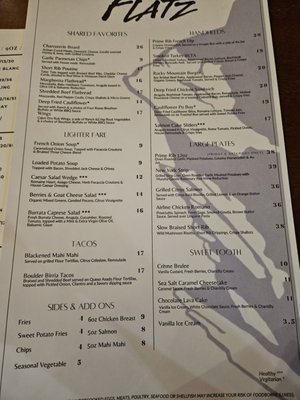 Menu photo 3 Flatz Restaurant and Lounge Broomfield, CO Menu photo 3 Flatz Restaurant and Lounge Broomfield, CO