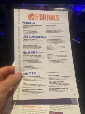 Menu photo 6 Dave & Buster's Columbus - Polaris Columbus, OH