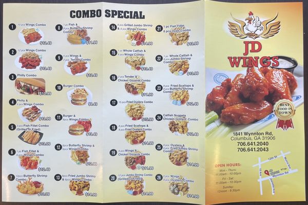 Menu photo 1 JD Wings Columbus, GA Menu photo 1 JD Wings Columbus, GA