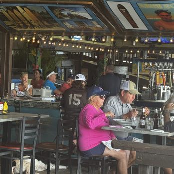 Hula Bay Club - Bar, dog napping on the floor. - Seafood Near Me - Tampa, Florida Hula Bay Club - Bar, dog napping on the floor. - Seafood Near Me - Tampa, Florida