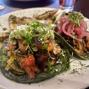 Tres Muchachos - YUCATAN STYLE PORK ON OAXACAN BLACK BEAN TAMAL TACOS - Breakfast & Brunch Near Me - Costa Mesa, California Tres Muchachos - YUCATAN STYLE PORK ON OAXACAN BLACK BEAN TAMAL TACOS - Breakfast & Brunch Near Me - Costa Mesa, California