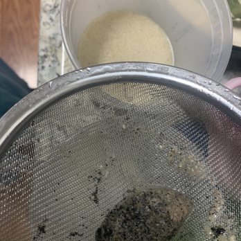 Ichimi - I had to strain the broth I ordered from take out this was the grime in the soup they serve - Japanese Near Me - Miami, Florida Ichimi - I had to strain the broth I ordered from take out this was the grime in the soup they serve - Japanese Near Me - Miami, Florida