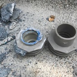 pic on left is the failed jacuzzi jet that was cut down and on the right is the normal size jet sleeve pic on left is the failed jacuzzi jet that was cut down and on the right is the normal size jet sleeve