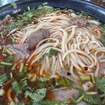 Lanzhou Hand-Pulled Noodles - Spicy Beef Hand Pulled Noodles - Chinese Near Me - Matthews, North Carolina