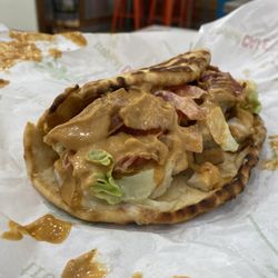Tropical Smoothie Cafe - Chipotle chicken club flatbread