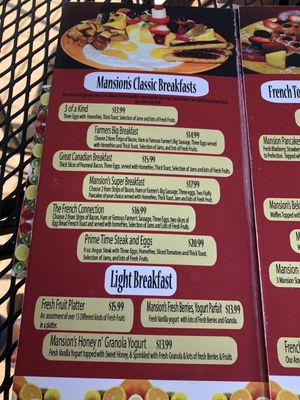 Menu photo 4 Main's Mansion Markham, ON