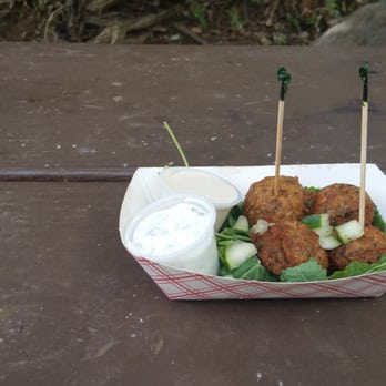 Chef George Eats - Falafel was awesome - Caterers Near Me