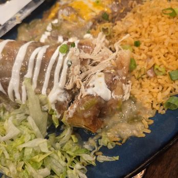 Ajo Al’s Mexican Cafe - Chicken Chimichanga with green sauce Combo #5 - Mexican Near Me - Mesa, Arizona Ajo Al’s Mexican Cafe - Chicken Chimichanga with green sauce Combo #5 - Mexican Near Me - Mesa, Arizona