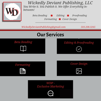 Wickedly Deviant Publishing - Our Services - Editorial Services Near Me Wickedly Deviant Publishing - Our Services - Editorial Services Near Me