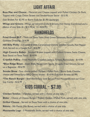 Menu photo 4 Brisket n Bourbon Abingdon, VA
