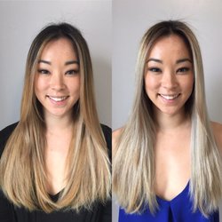 Salon 46 - Going blonder, while maintaining integrity and length! Color by Sam Shirey